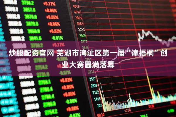 炒股配资官网 芜湖市湾沚区第一届“津梧桐”创业大赛圆满落幕